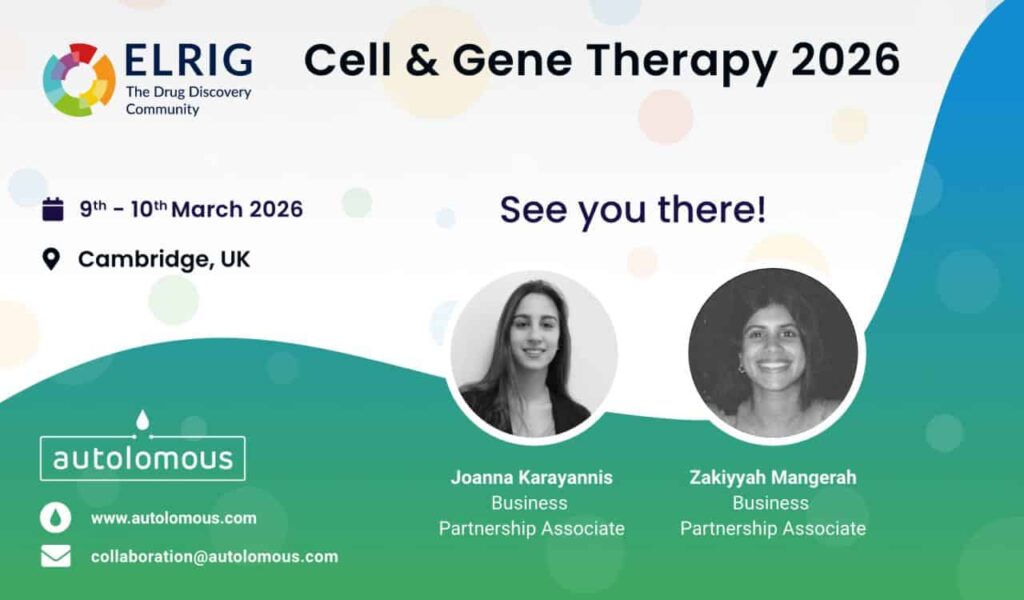 Autolomous Attends ELRIG Cell and Gene Therapy 2026