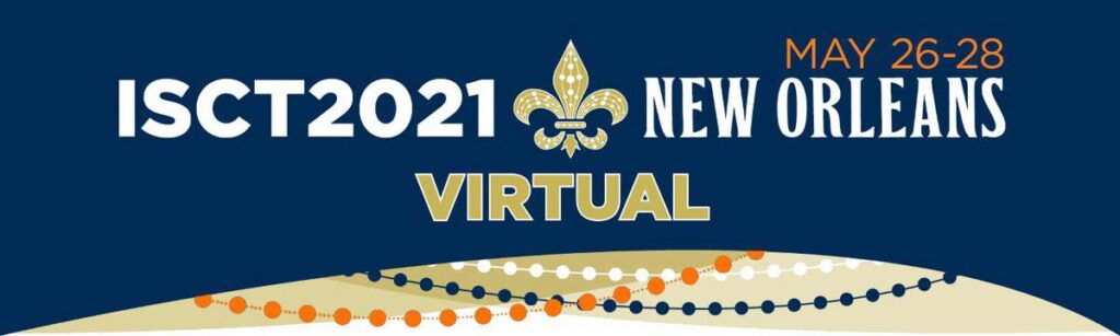 ISCT2021 Virtual conference banner, New Orleans May 26-28