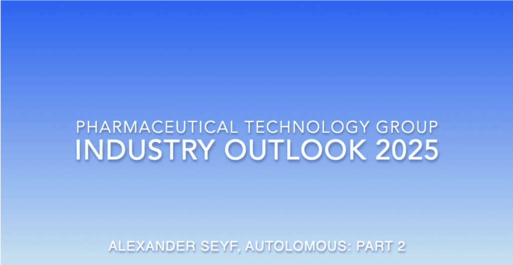 Pharmaceutical Technology Group Industry Outlook 2025 title slide